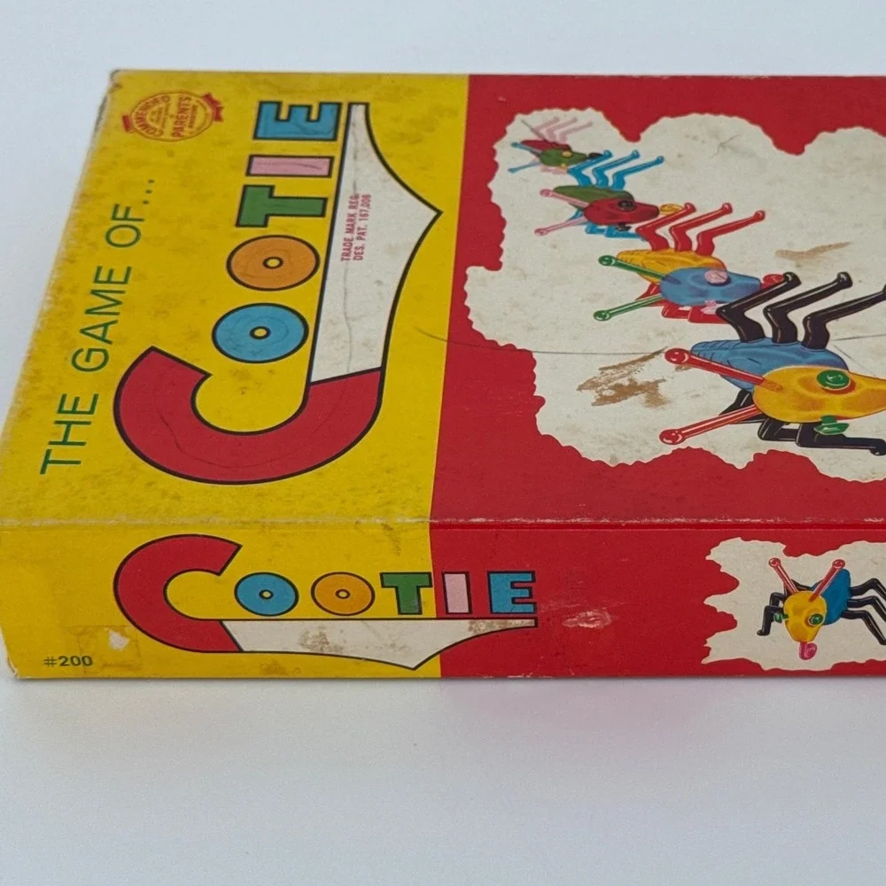 Schaper 1949 Cootie Kids Vintage Board Game Multicolor  Retro Plastic Toy